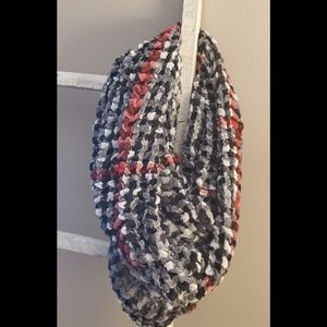 Plaid infinity scarf